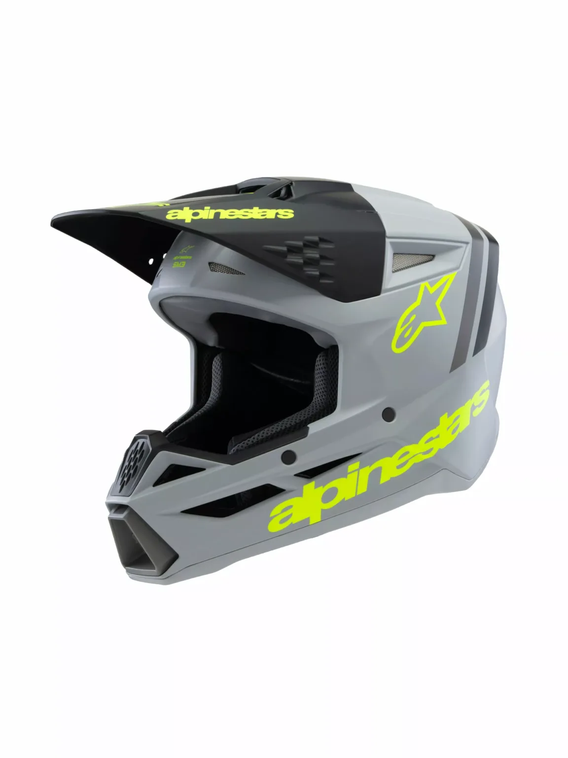 HELMET YTH SM3 RADIUM GY/BLK/YL YS