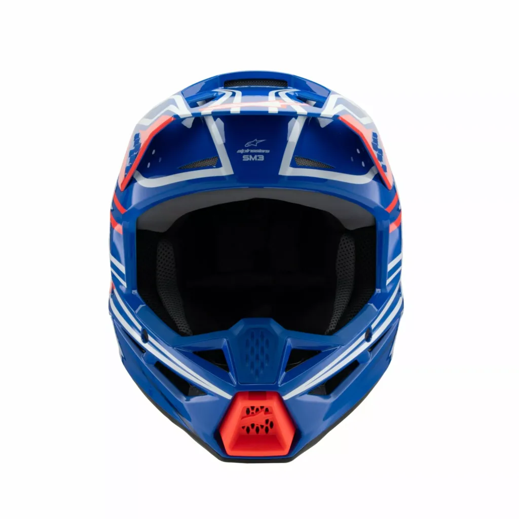 HELMET YTH SM3 WURX BLUE/RED/WT/BK YS