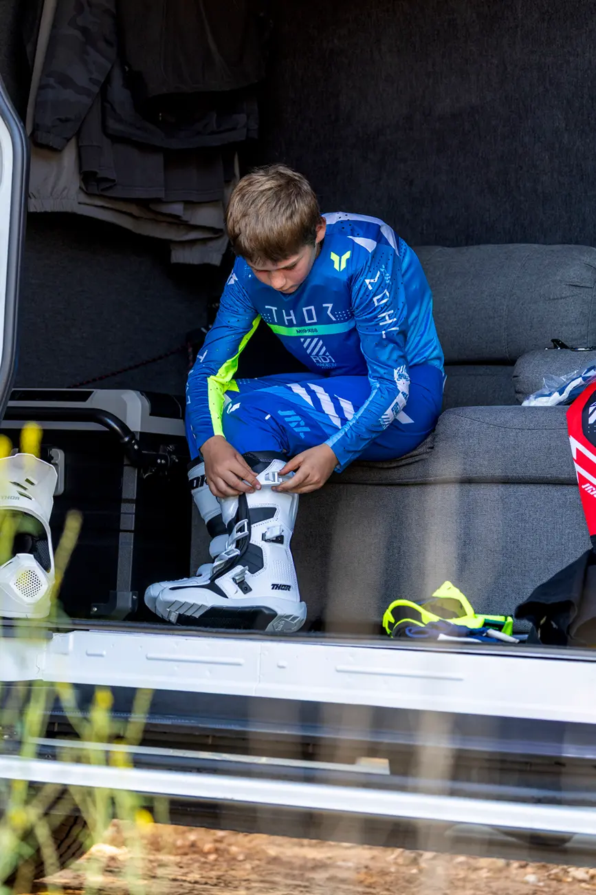 Laste sõidupüksid SPORTMODE SYNTH — BLUE