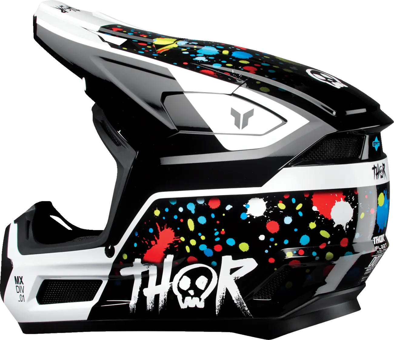 Krossikiiver FLEET Laste SPLAT — BLACK - Image 4